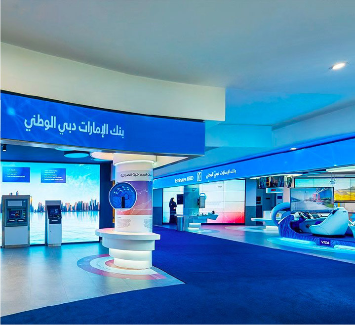 ENBD Emirates Towers LED video walls